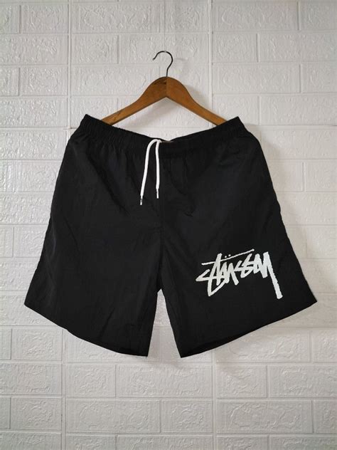 Stussy X Nike Beach Shorts Mens Fashion Bottoms Shorts On Carousell