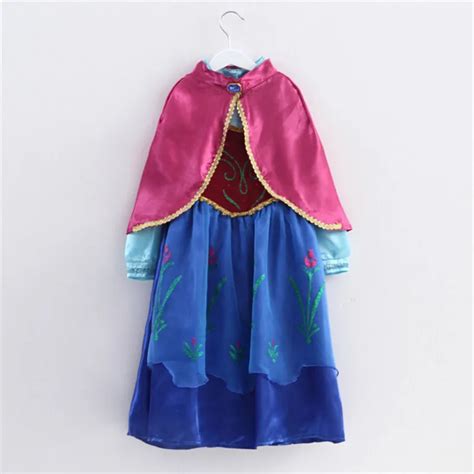 Anna dress girls costumes diamond princess elsa dress disfraz princesa ...