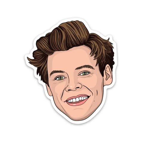 Harry Styles Die Cut Sticker From The Found Urban General Store