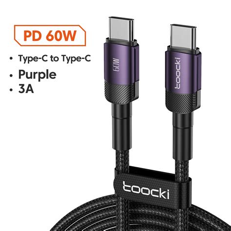 Toocki W Usb Typ C Na Usb C Kabel Pd Szybka A Sklep Opinie Cena