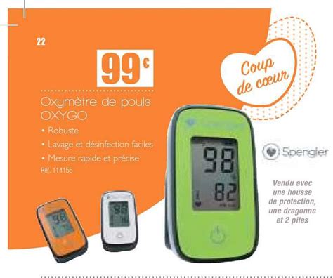 Promo Oxym Tre De Pouls Oxygo Chez Bastide Icatalogue Fr