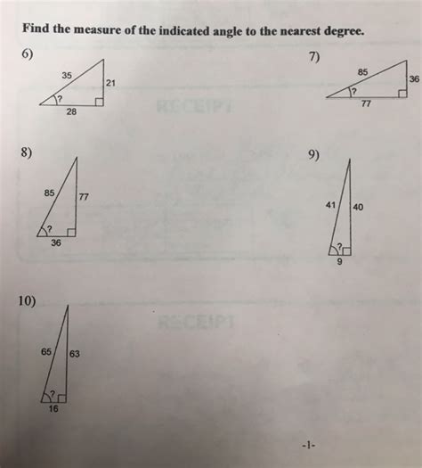 Solved Find the measure of the indicated angle to the | Chegg.com