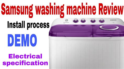 Samsung Kg Semi Automatic Top Load Washing Machine Review Youtube