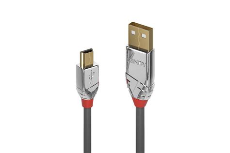 USB 2.0 kabel USB A(M) - miniUSB 5pin B(M), 7,5m | SECOMP a.s.