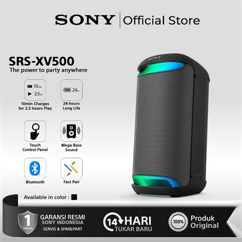 jual sony srs xv speaker pesta nirkabel  series xv xv