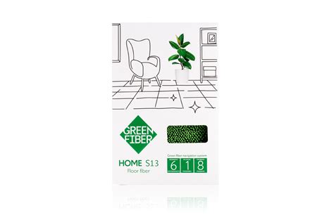 Green Fiber HOME S13, Файбер Твист для пола, зеленый :: Green Fiber ...
