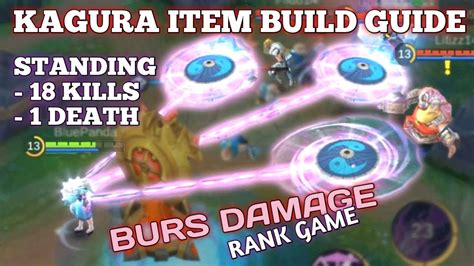 MOBILE LEGENDS KAGURA BURST DAMAGE ITEMS GUIDE YouTube