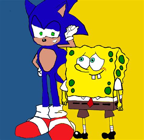 Sonic And Spongebob By Lorcanthehedgehog On Deviantart