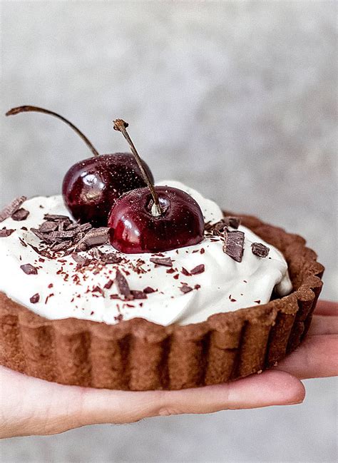 This Black Forest Tart Has The Perfect Chocolate Crust A Layer Of