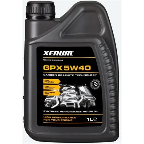 Моторное масло XENUM GPX синтетическое, 5W40, 1 л 1136001 - выгодная ...
