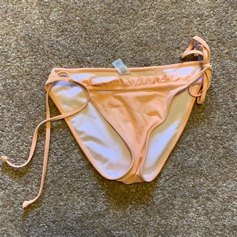 Victorias Secret Swim Victorias Secret Pink Ruffle Bikini Poshmark