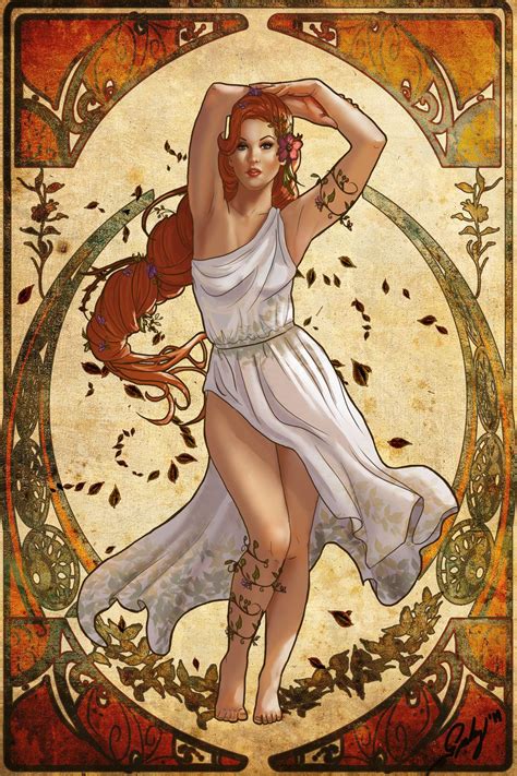 Persephone Spring And Hades Goddess Nouveau By Phoenixnightmare On