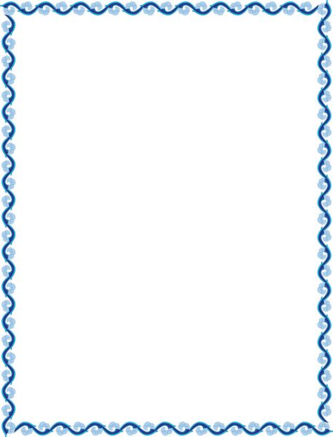 Download Border Blue - Outline Border Design Simple - Full Size PNG ...