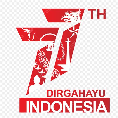 Hut Ri Vector Png Images Logo Resmi Hut Ri 77 Dirgahayu Republik Indonesia Png Vektor