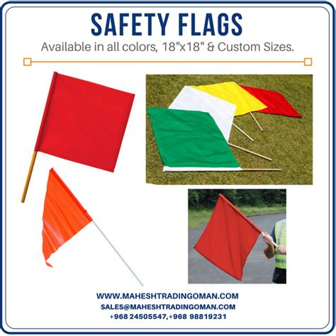 Safety Flags Red Green Mahesh Trading Company Llc Oman