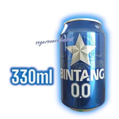 Jual Bintang Zero Can 330 Ml 0 Minuman Instan Kemasan Kaleng Shopee