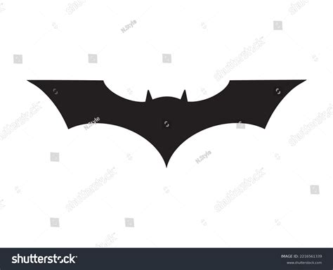 Vector Illustration Silhouette Bat Stock Vector (Royalty Free ...