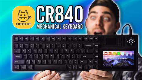 Worlds First Mechanical Keyboard With A Stream Deck Qeeke Cr840