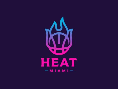 Miami Heat Logo Design by Dalius Stuoka on Dribbble