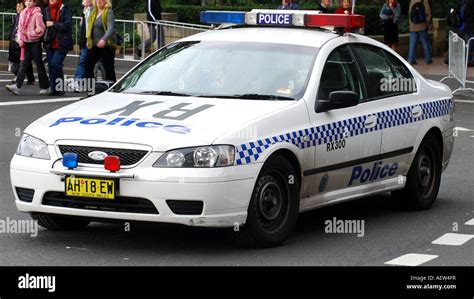 NEW SOUTH WALES POLICE CAR SYDNEY AUSTRALIA Stock Photo - Alamy