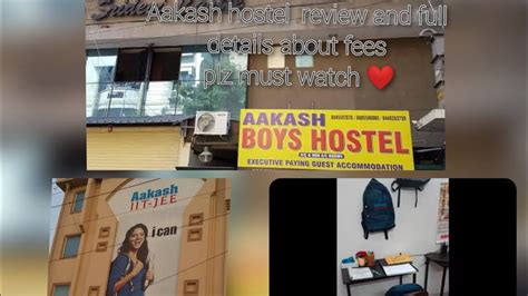 Aakash Institute Hostel Review Aakash Hostel Fees For Jee Neet Youtube