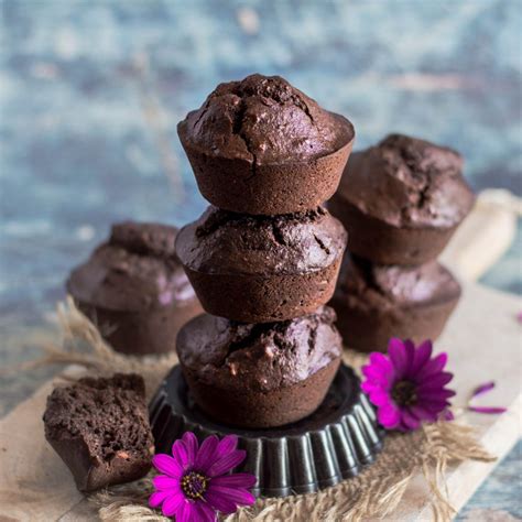 Chickpea Flour Chocolate Muffins Rainbow In My Kitchen Recipe