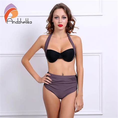 Andzhelika New Sexy Bikinis Women Strapless Push Up Bikini Set