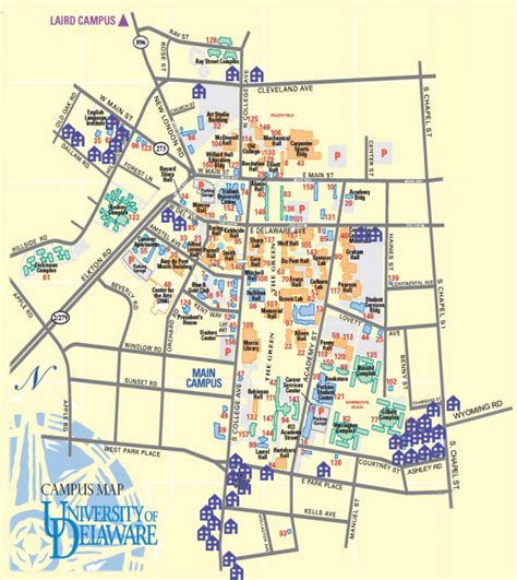 Delaware State University Campus Map - Printable Map