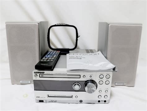 【目立った傷や汚れなし】kenwood ケンウッド コンパクト コンポーネント 『rdーuda77』2006年製 ピックアップレンズ清掃済み