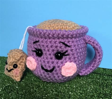 Teacup Crochet Pattern Doll Pin Cushion English Pdf Pattern Etsy