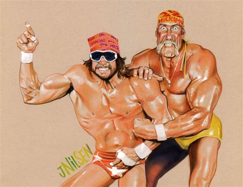 Hulk Hogan And Macho Man Randy Savage Etsy