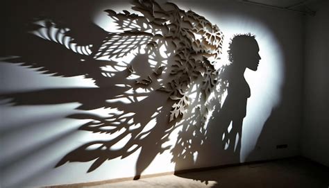 Premium AI Image | Shadow art