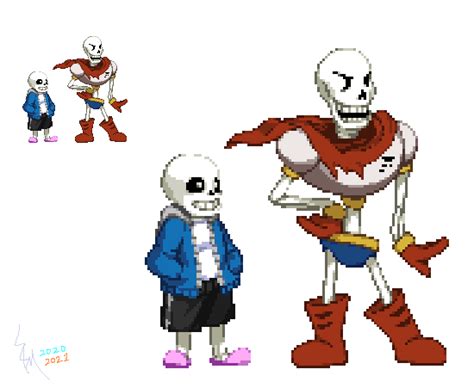 Pixel Art Undertale Papyrus Team Video Game Fictional Character Png Pngwing Atelier Yuwa