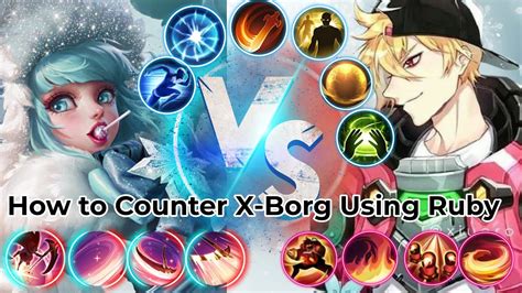 How To Counter Xborg Using Ruby In Mlbb ~ Fighter Build Vengeance