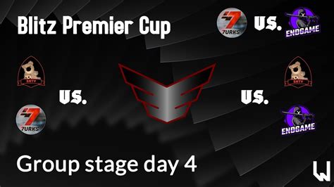 World Of Tanks Blitz Blitz Premier Cup Season Group Stage Day