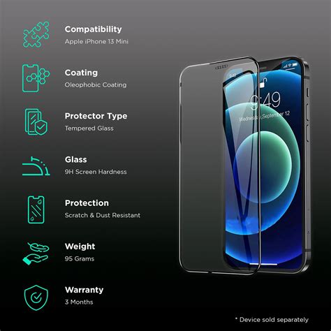 Buy Dr Vaku Tempered Glass For Apple Iphone Mini Anti Dust