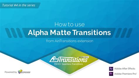 4 How To Use Alpha Transitions With Alpha Channel Knowledge Base