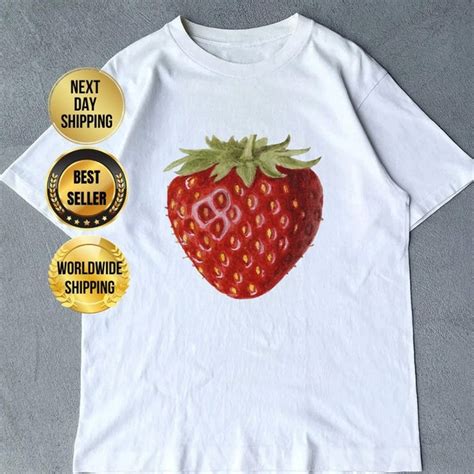 Strawberry Tshirt Etsy