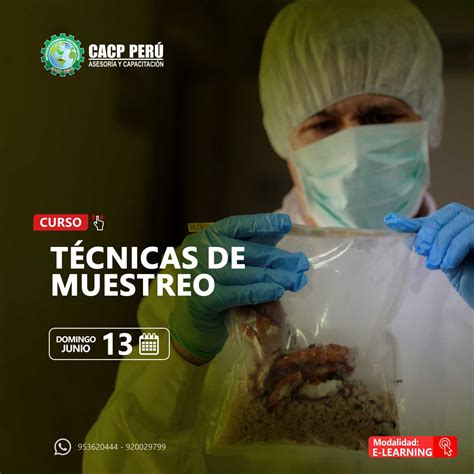 Cacp Perú Curso Técnicas De Muestreo 2021 1 Virtual 1