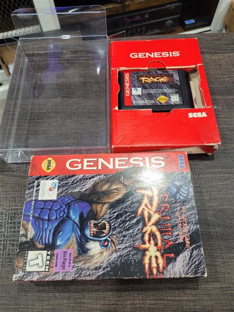 Primal Rage Item And Box Only Sega Genesis