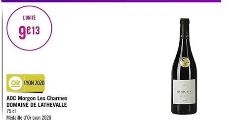 Offre Morgon Domaine Chavy Les Charmes Aoc Chez Lidl