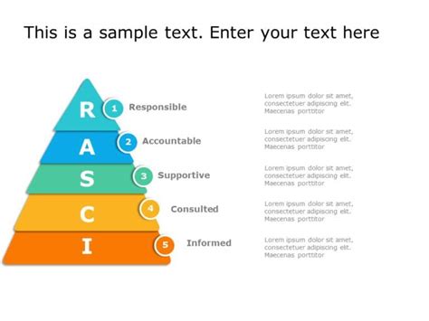 Roles & Responsibilities RACI PowerPoint Template