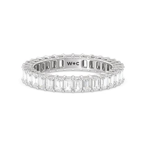 Emerald Cut Diamond Eternity Ring – With Clarity