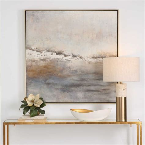 Storm Clouds Hand Painted Canvas Uttermost Hand Painting Art Gold