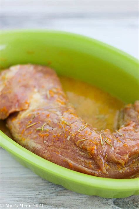 Dijon Pork Tenderloin Marinade Recipe Maes Menu