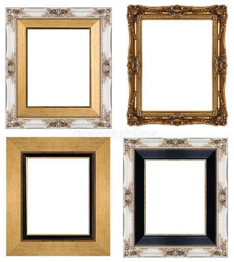 Four Frames On Wall Stock Image Image Of Portrait Wall 9862889