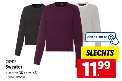 Crivit Sweater Promotie Bij Lidl