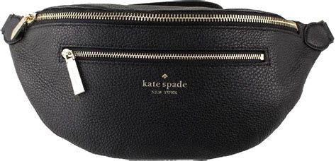 Nwt Kate Spade New York Leila Leather Belt Bag Fanny Pack In Black