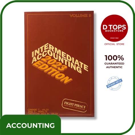 Intermediate Accounting Volume Edition By C Valix J Peralta