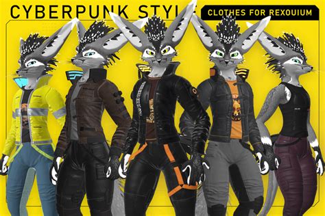 Cyberpunk Style Clothes For Rexouium